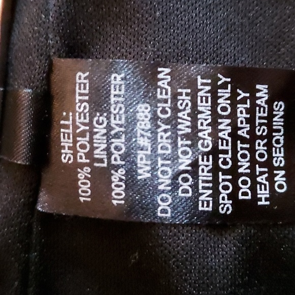 Miss Sixty M60 NWOT Y2K Black Sequin Leopard One Shoulder Cocktail Mini Dress 10 - Picture 8 of 8